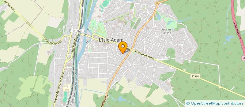 localisation de l'entreprise SOCIETE CIVILE ITEMM  L'ISLE-ADAM