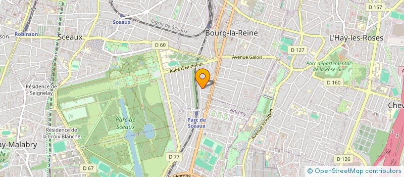 localisation de l'entreprise SOCIETE CIVILE ITHAQUE à SCEAUX