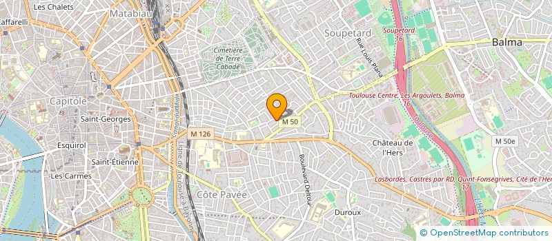 localisation de l'entreprise SOCIETE CIVILE IVEHTE SANTE HOLDING  TOULOUSE