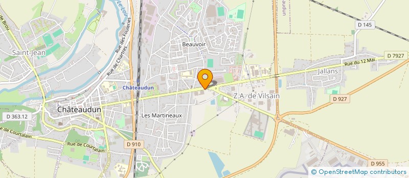 localisation de l'entreprise SOCIETE CIVILE J.C.D. à CHATEAUDUN