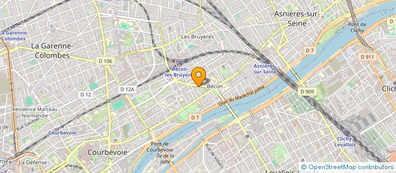 localisation de l'entreprise SOCIETE CIVILE J C D S à COURBEVOIE