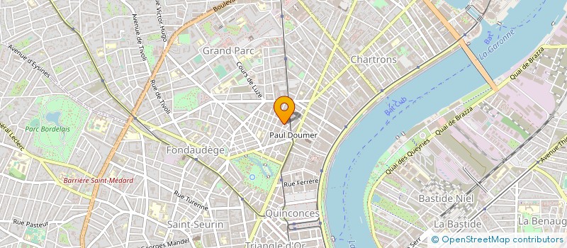 localisation de l'entreprise SOCIETE CIVILE J M S à BORDEAUX
