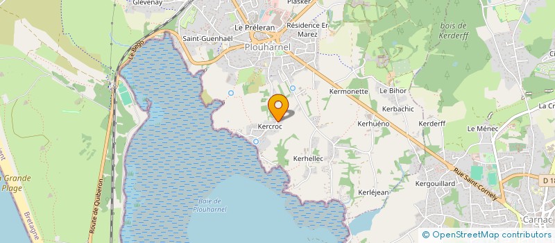 localisation de l'entreprise SOCIETE CIVILE J-V  PLOUHARNEL