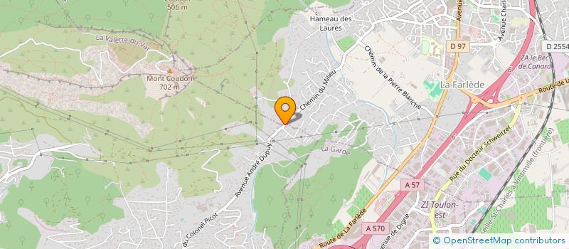localisation de l'entreprise SOCIETE CIVILE JADE à LA VALETTE-DU-VAR