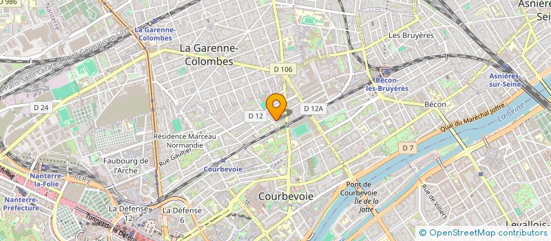 localisation de l'entreprise SOCIETE CIVILE JANIC à COURBEVOIE