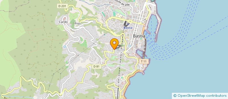 localisation de l'entreprise SOCIETE CIVILE JBAB à BASTIA