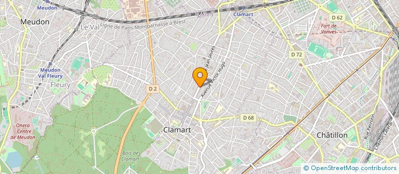 localisation de l'entreprise SOCIETE CIVILE JEAN JAURES à CLAMART