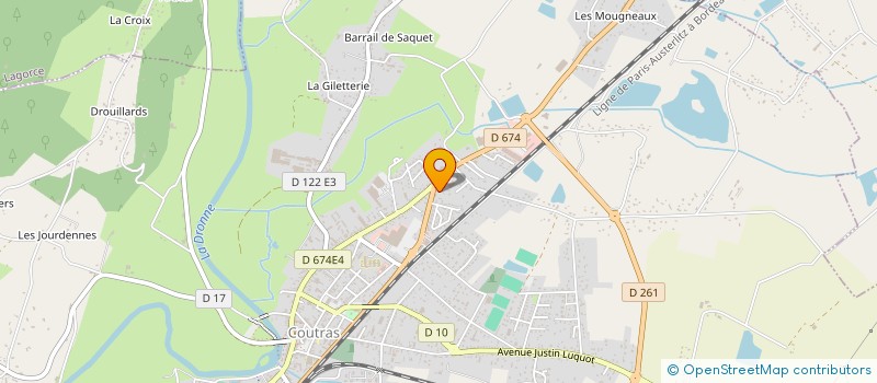 localisation de l'entreprise SOCIETE CIVILE JEMA IMMO  GUJAN-MESTRAS