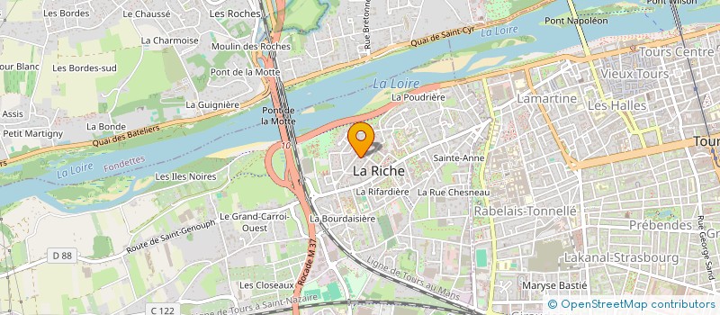 localisation de l'entreprise SOCIETE CIVILE JERANGE  LA RICHE