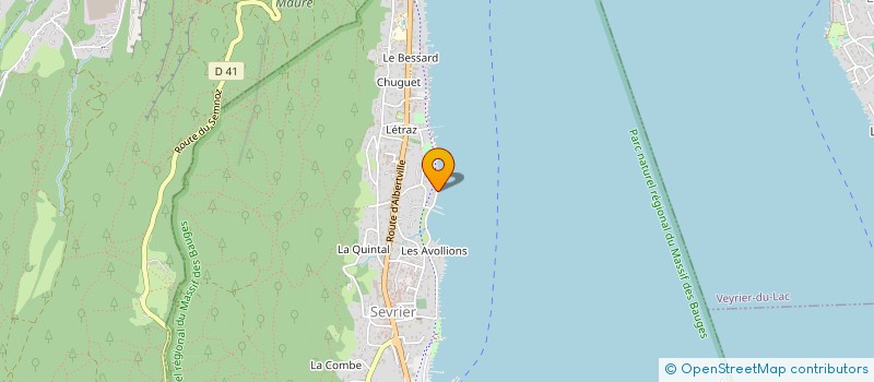 localisation de l'entreprise SOCIETE CIVILE JERKA  SEVRIER