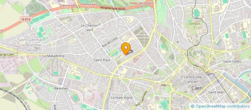 localisation de l'entreprise SOCIETE CIVILE JFG à CAEN