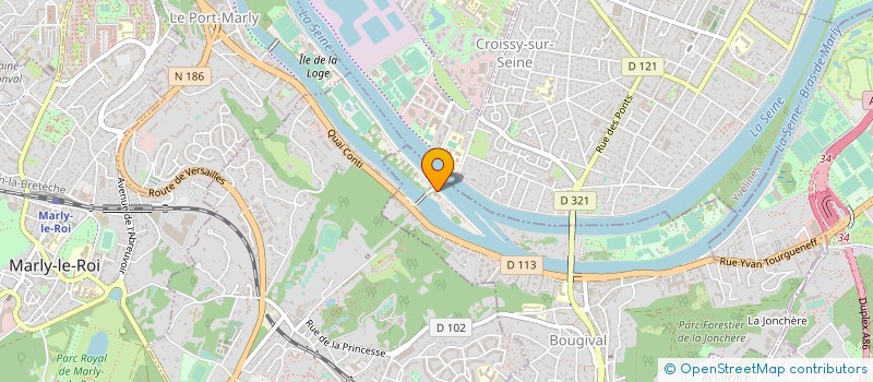 localisation de l'entreprise SOCIETE CIVILE JHULMAN  BOUGIVAL