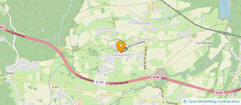 localisation de l'entreprise SOCIETE CIVILE JINORA  CALAVANTE