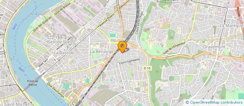 localisation de l'entreprise SOCIETE CIVILE JJ  CENON