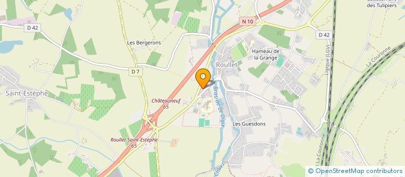 localisation de l'entreprise SOCIETE CIVILE JKPB  ROULLET-SAINT-ESTEPHE