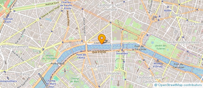 localisation de l'entreprise SOCIETE CIVILE JOB-ROUGERIE  PARIS