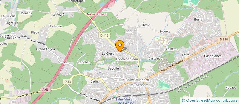 localisation de l'entreprise SOCIETE CIVILE JONATHAN  SAINT-VINCENT-DE-TYROSSE