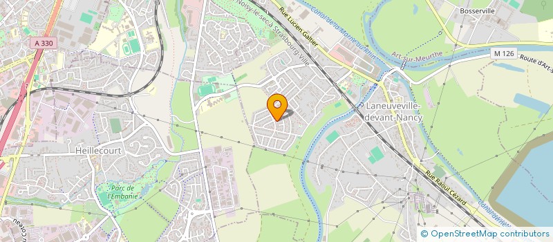 localisation de l'entreprise SOCIETE CIVILE JOSANGE  MERVILLER