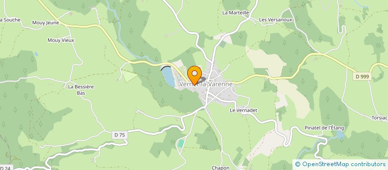 localisation de l'entreprise SOCIETE CIVILE JULES CIBRAND NO 13  LE VERNET-CHAMEANE