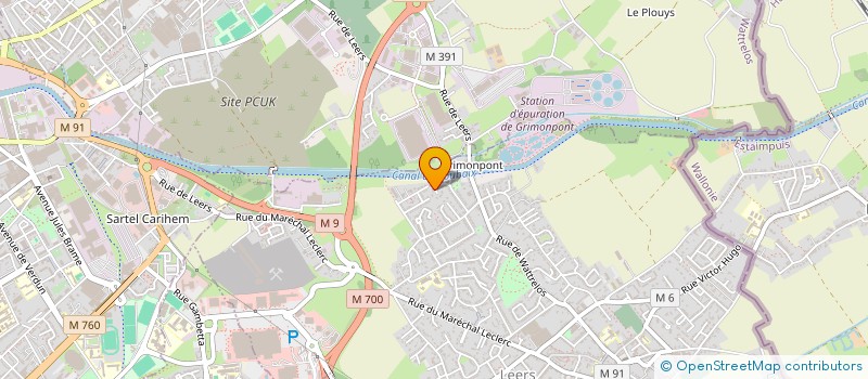 localisation de l'entreprise SOCIETE CIVILE JULES GUESDE  LEERS