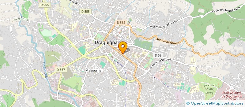 localisation de l'entreprise SOCIETE CIVILE K 2000 à DRAGUIGNAN
