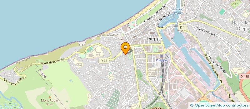 localisation de l'entreprise SOCIETE CIVILE K.C.F.  DIEPPE