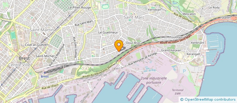 localisation de l'entreprise SOCIETE CIVILE KARRDI AN AMEZEIEN  BREST