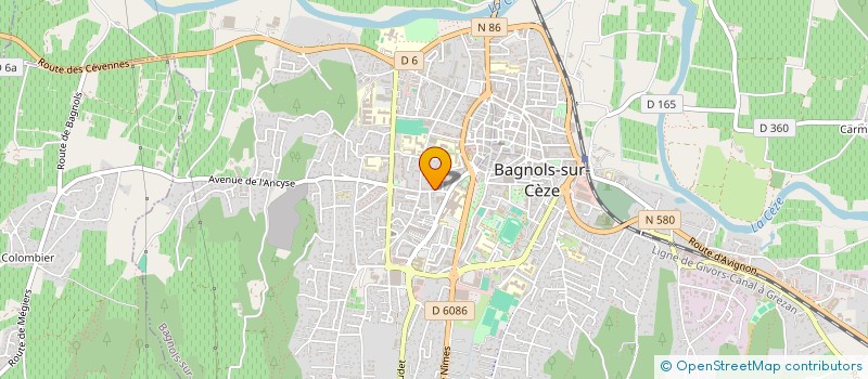 localisation de l'entreprise SOCIETE CIVILE KARSO  BAGNOLS-SUR-CEZE