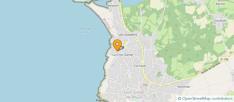 localisation de l'entreprise SOCIETE CIVILE KER JICA  SAINT-GILDAS-DE-RHUYS