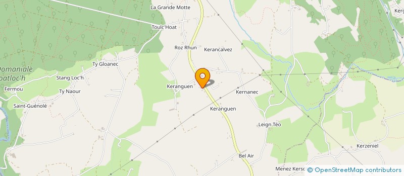 localisation de l'entreprise SOCIETE CIVILE KERANGOEN à SCAER