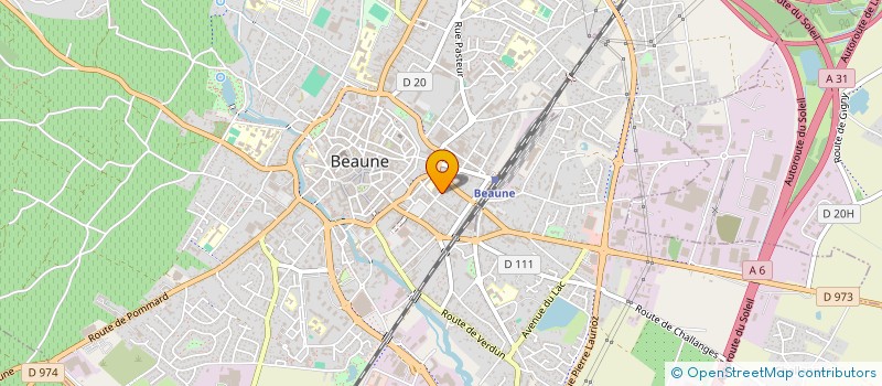 localisation de l'entreprise SOCIETE CIVILE KINABAIL à BEAUNE