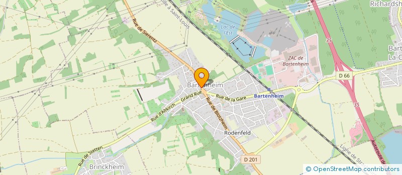 localisation de l'entreprise SOCIETE CIVILE KOENIG  BARTENHEIM