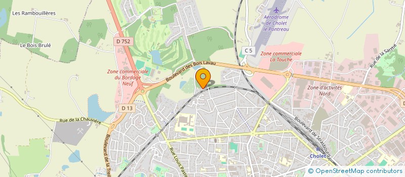 localisation de l'entreprise SOCIETE CIVILE KUHN à CHOLET