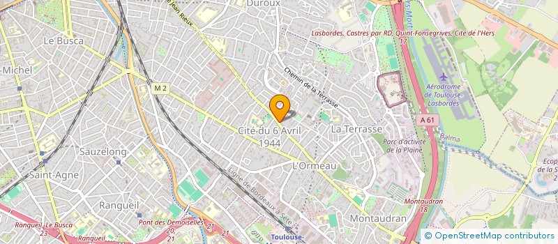 localisation de l'entreprise SOCIETE CIVILE L.A.J. à TOULOUSE