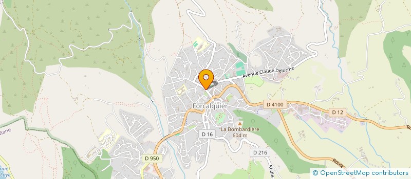 localisation de l'entreprise SOCIETE CIVILE L ALOE  FORCALQUIER