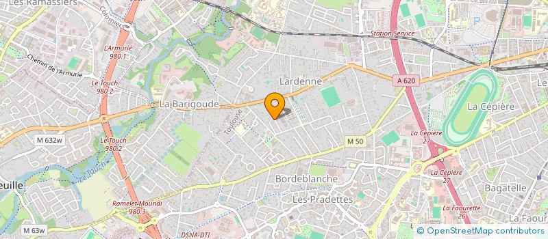 localisation de l'entreprise SOCIETE CIVILE L'ARC EN CIEL à TOULOUSE