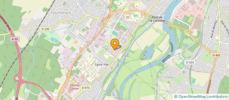 localisation de l'entreprise SOCIETE CIVILE L'ARGILLIER à DOLE