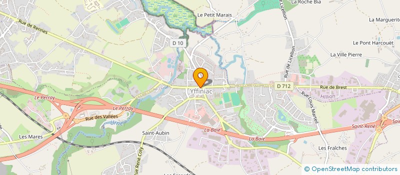 localisation de l'entreprise SOCIETE CIVILE L'AVENIR  YFFINIAC