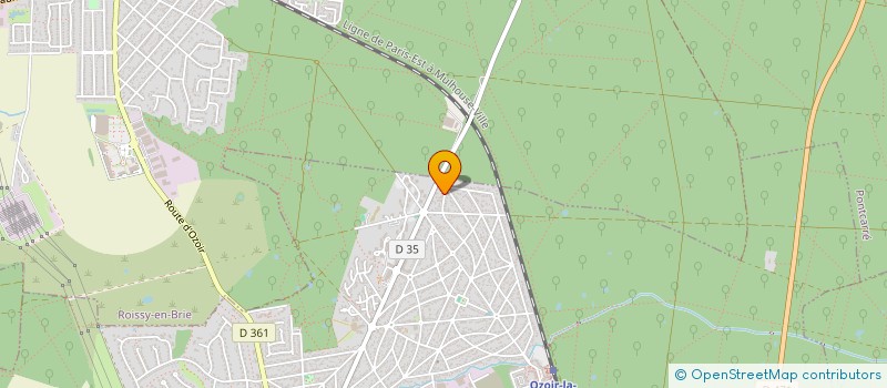 localisation de l'entreprise SOCIETE CIVILE L E M C  OZOIR-LA-FERRIERE