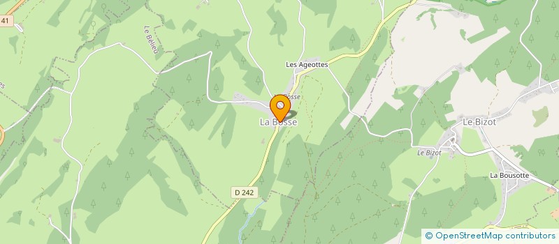 localisation de l'entreprise SOCIETE CIVILE L'ERMITAGE  LA BOSSE