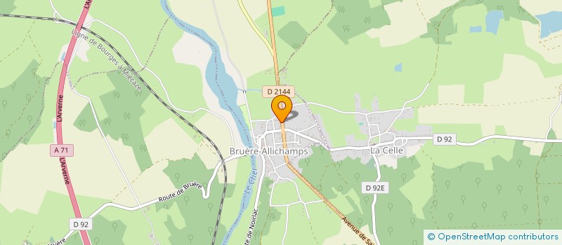 localisation de l'entreprise SOCIETE CIVILE L'ESPERANCE  BRUERE-ALLICHAMPS