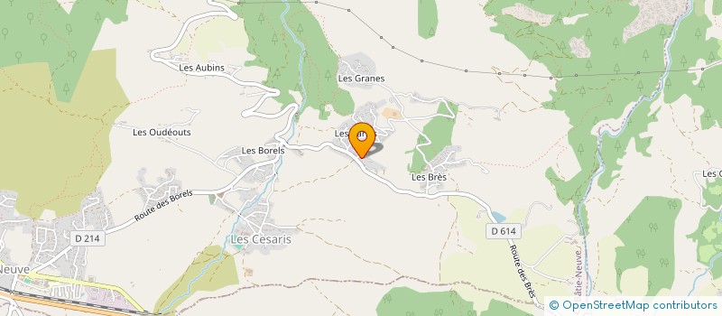 localisation de l'entreprise SOCIETE CIVILE L & M à LA BATIE NEUVE