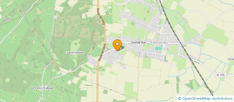 localisation de l'entreprise SOCIETE CIVILE L.M.H  FONTAINES