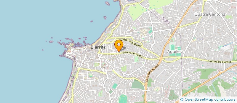 localisation de l'entreprise SOCIETE CIVILE L'OCEAN à BIARRITZ