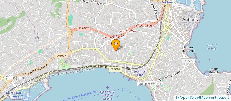 localisation de l'entreprise SOCIETE CIVILE L'ORANGERAIE à ANTIBES