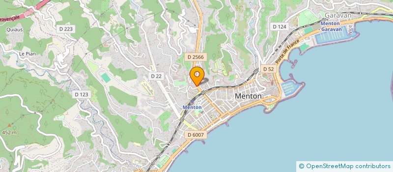 localisation de l'entreprise SOCIETE CIVILE L'OUSTAU à MENTON