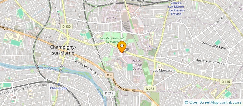 localisation de l'entreprise SOCIETE CIVILE L2IMMO  CHAMPIGNY-SUR-MARNE