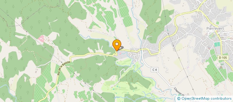 localisation de l'entreprise SOCIETE CIVILE LA BASTIDE à PIERREVERT