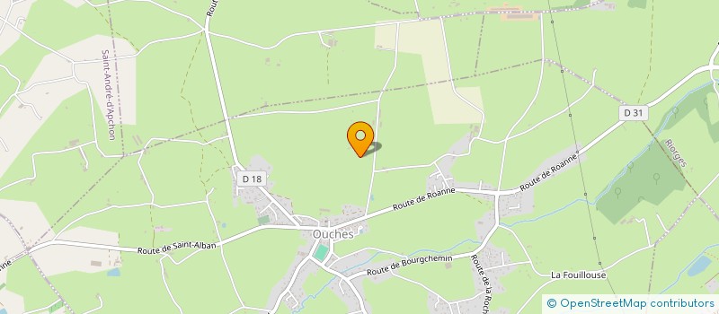 localisation de l'entreprise SOCIETE CIVILE LA BERGERIE  OUCHES
