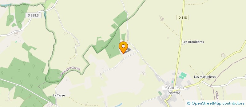 localisation de l'entreprise SOCIETE CIVILE  LA BORDE  LE GAULT-DU-PERCHE